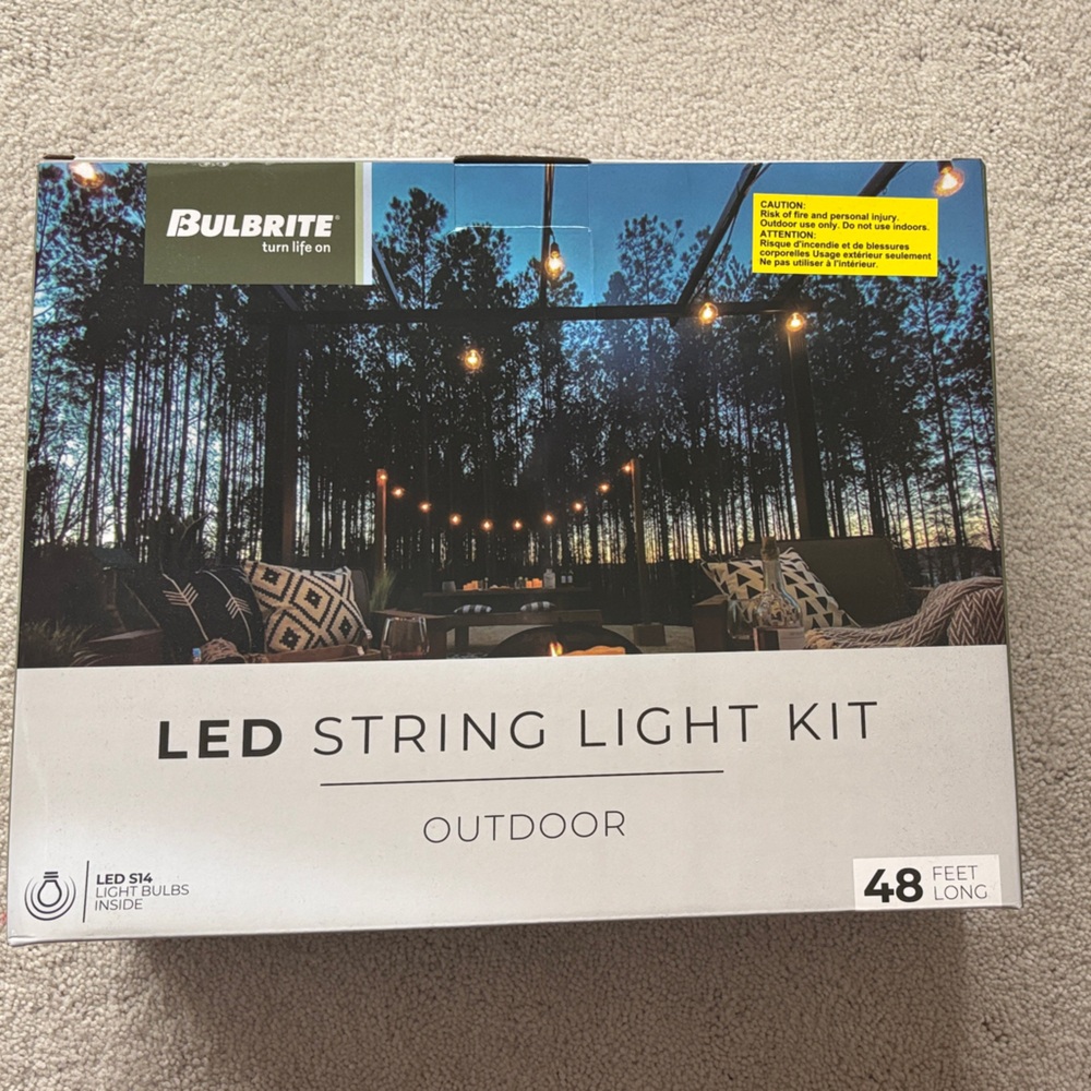 LED String Light Kit - Black